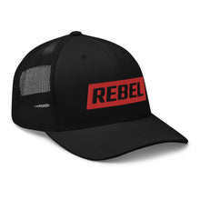 Load image into Gallery viewer, REBEL Logo - Trucker Cap
