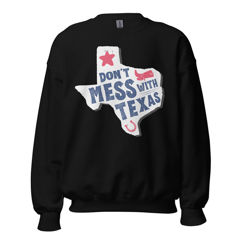 Load image into Gallery viewer, Don&#39;t Mess With Texas Unisex Sweatshirt
