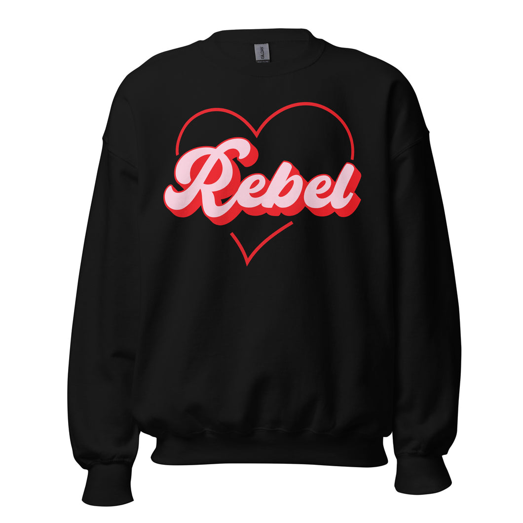 Rebel At Heart- Unisex Crew Neck