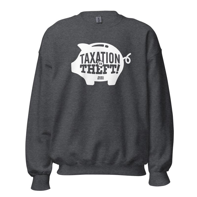 Load image into Gallery viewer, Taxation is Theft Unisex Sweatshirt
