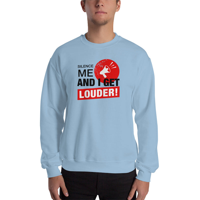 Load image into Gallery viewer, Silence Me And I Get Louder Rebel Unisex Sweatshirt
