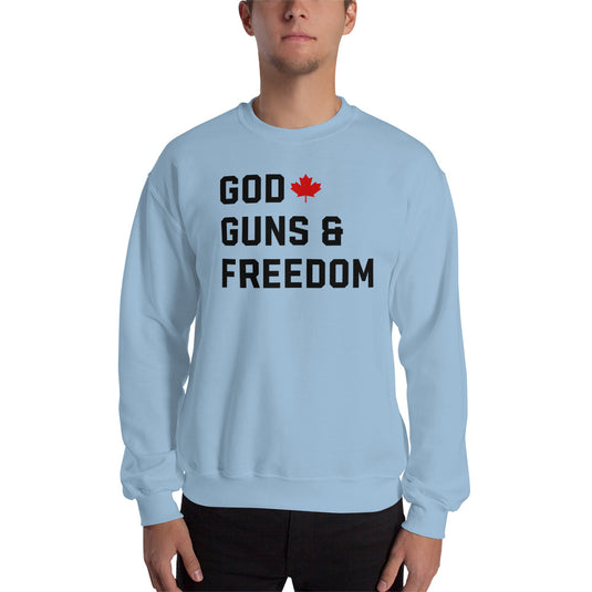 God, Guns & Freedom Canada Unisex Sweatshirt