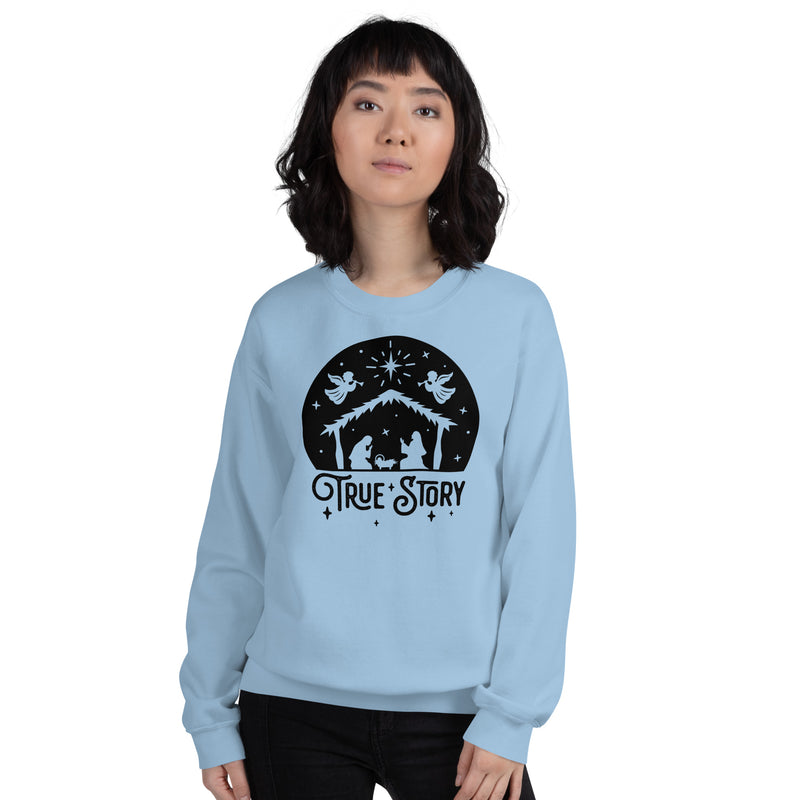 Load image into Gallery viewer, True Story Nativity Unisex Sweatshirt
