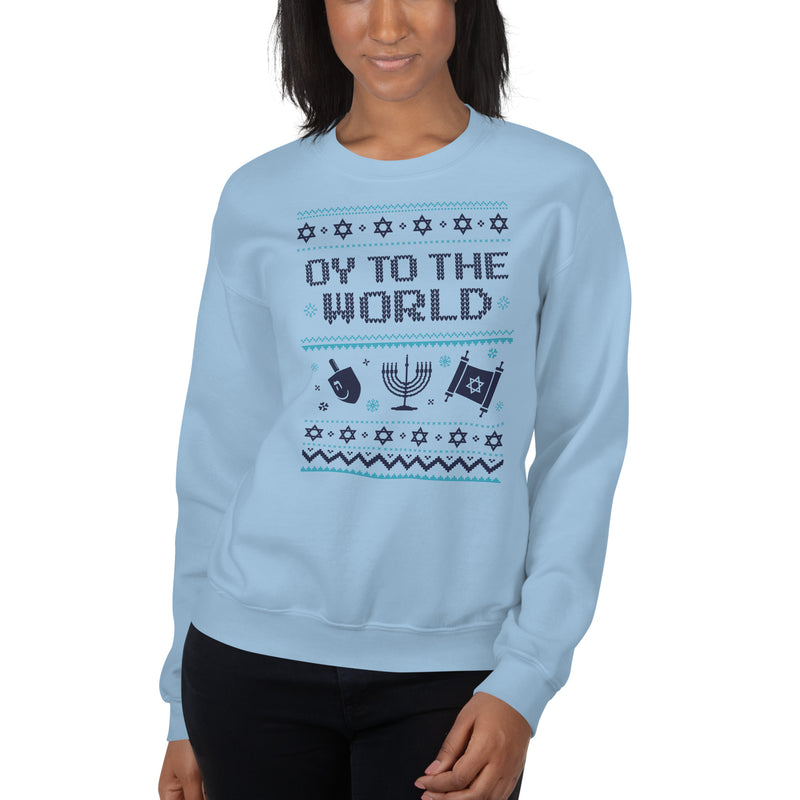 Load image into Gallery viewer, Oy To The World- Unisex Crew Neck
