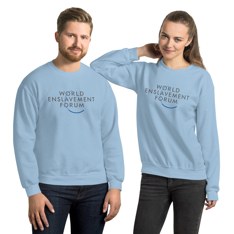 Load image into Gallery viewer, World Enslavement Forum Unisex Sweatshirt
