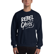 Load image into Gallery viewer, Rebel With A Cause Grunge- Unisex Crew Neck

