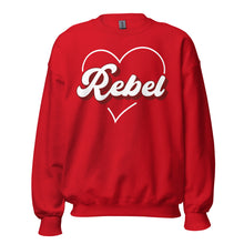 Load image into Gallery viewer, Rebel At Heart- Unisex Crew Neck
