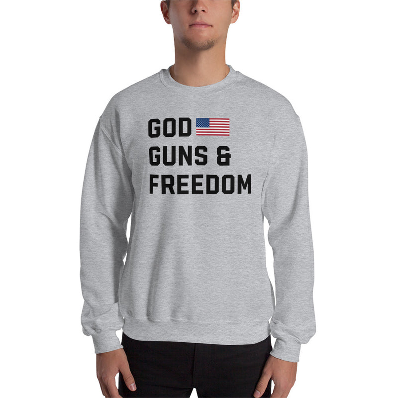 Load image into Gallery viewer, God, Guns &amp; Freedom America Unisex Sweatshirt
