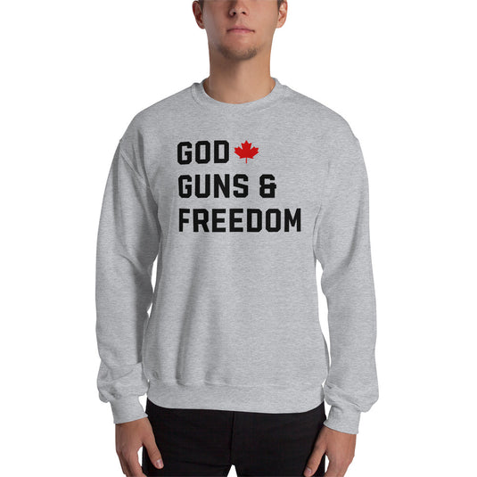 God, Guns & Freedom Canada Unisex Sweatshirt