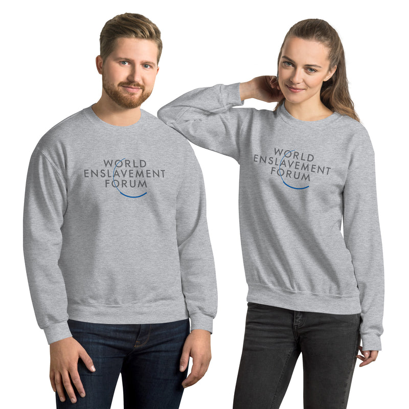 Load image into Gallery viewer, World Enslavement Forum Unisex Sweatshirt
