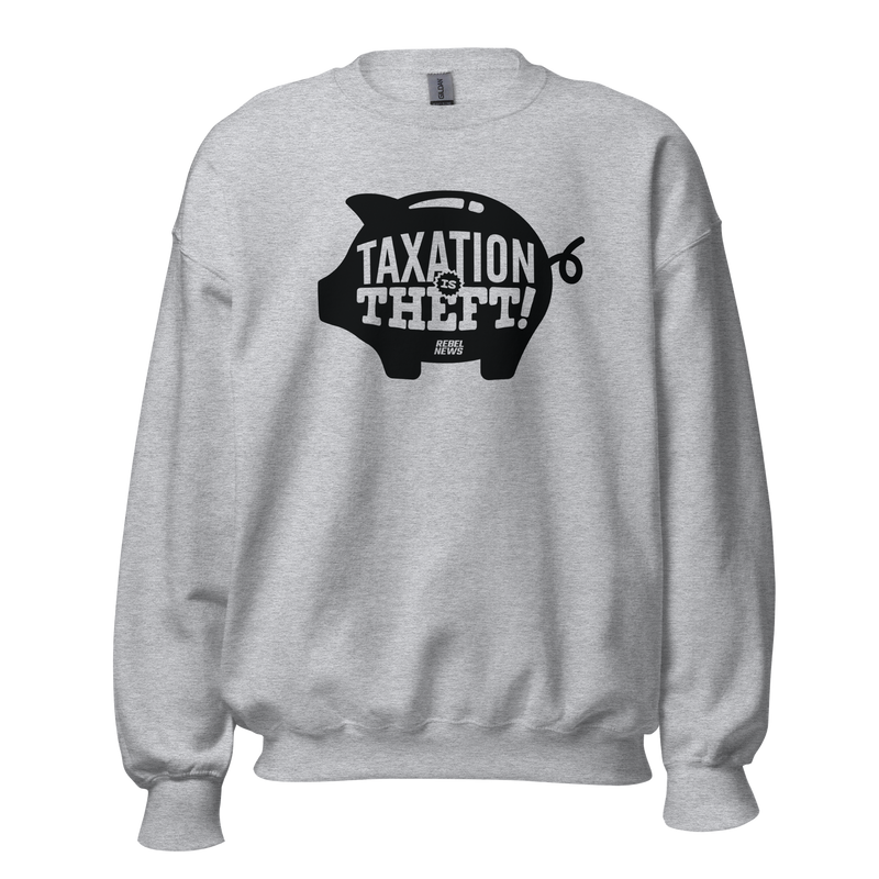 Load image into Gallery viewer, Taxation is Theft Unisex Sweatshirt
