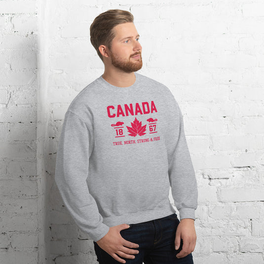 True North Strong and Free Unisex Sweatshirt