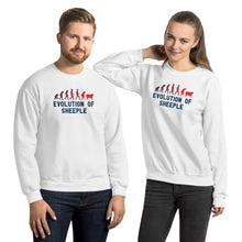 Load image into Gallery viewer, The Evolution of Sheeple-Unisex Crew Neck
