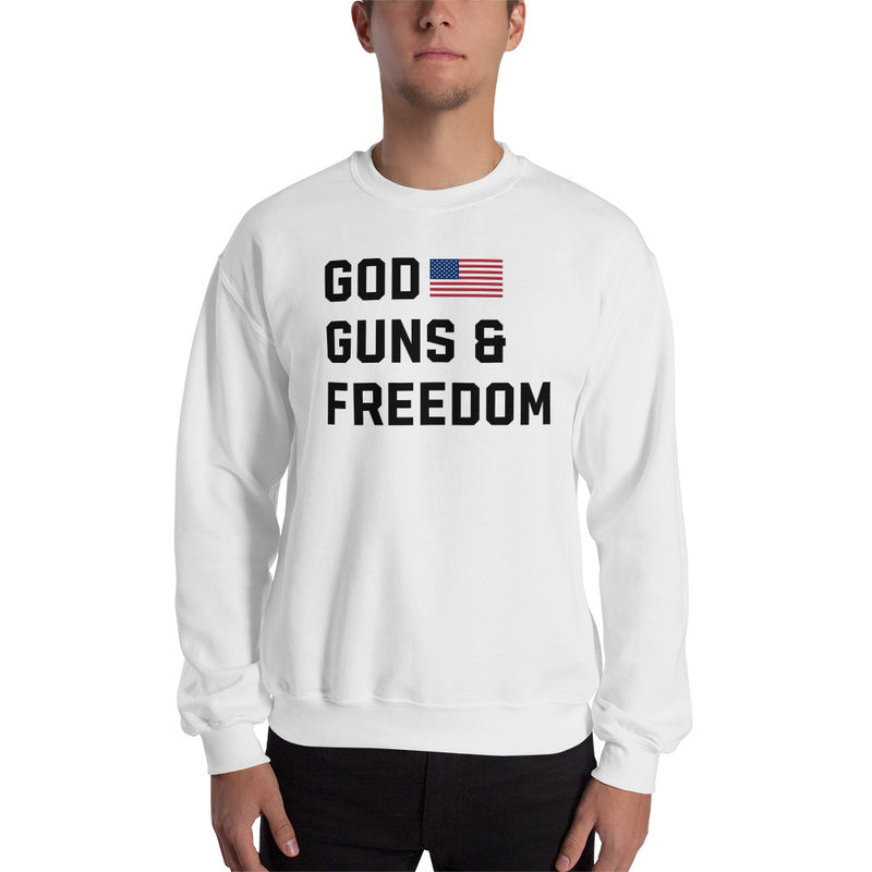 Load image into Gallery viewer, God, Guns &amp; Freedom America Unisex Sweatshirt

