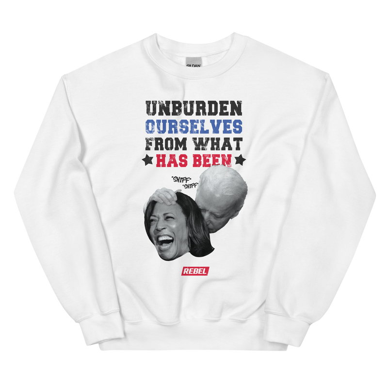 Load image into Gallery viewer, Unburden Ourselves Unisex Sweatshirt
