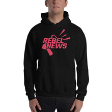 Load image into Gallery viewer, Rebel News Horn Logo- Unisex Hoodie
