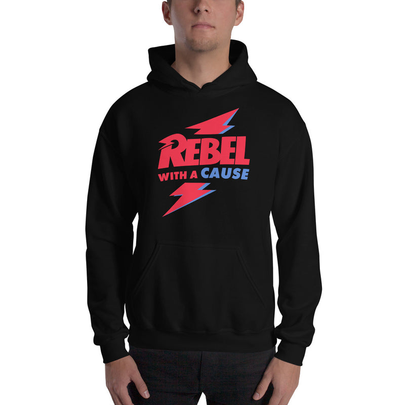 Load image into Gallery viewer, Rebel With A Cause Lightning- Unisex Hoodie
