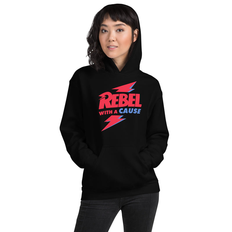 Load image into Gallery viewer, Rebel With A Cause Lightning- Unisex Hoodie
