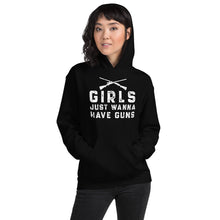 Load image into Gallery viewer, Girls Just Wanna Have Guns-Unisex Hoodie
