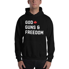 Load image into Gallery viewer, God, Guns &amp; Freedom Canada- Unisex Hoodie
