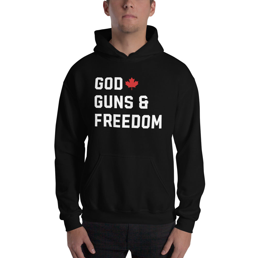God, Guns & Freedom Canada- Unisex Hoodie