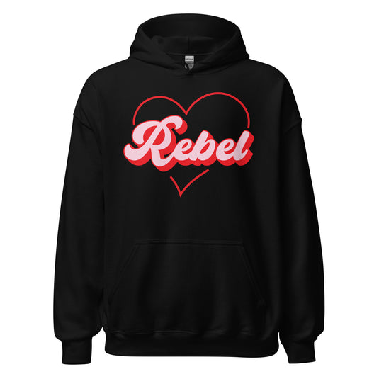 Rebel At Heart- Unisex Hoodie