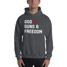 Load image into Gallery viewer, God, Guns &amp; Freedom Canada- Unisex Hoodie
