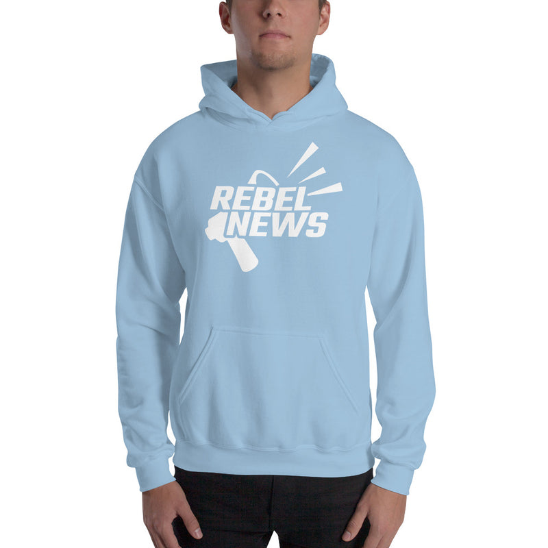 Load image into Gallery viewer, Rebel Bullhorn Logo Unisex Hoodie

