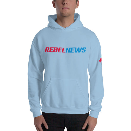 Rebel Typography Logo- Unisex Hoodie