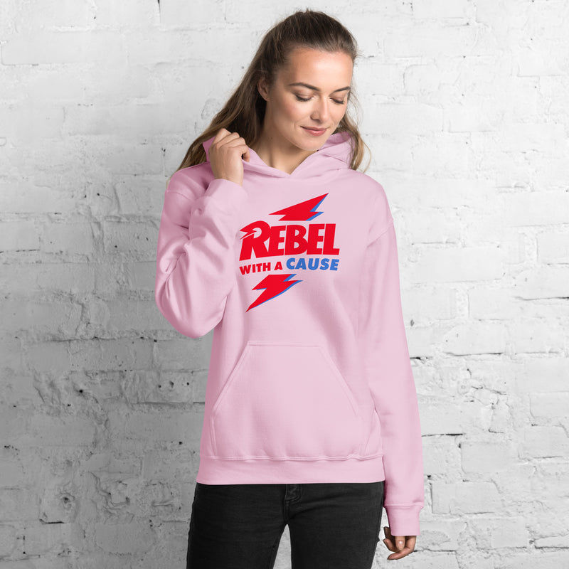 Load image into Gallery viewer, Rebel With A Cause Lightning- Unisex Hoodie
