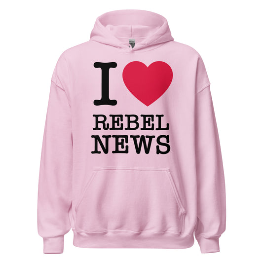 I Heart Rebel News- Unisex Hoodie