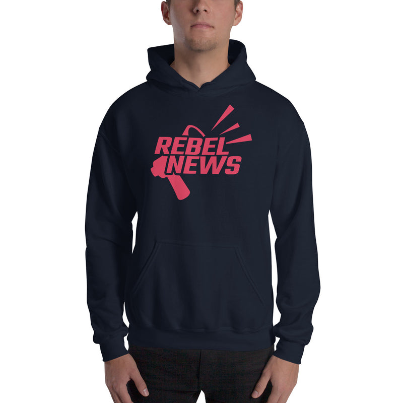 Load image into Gallery viewer, Rebel Bullhorn Logo Unisex Hoodie
