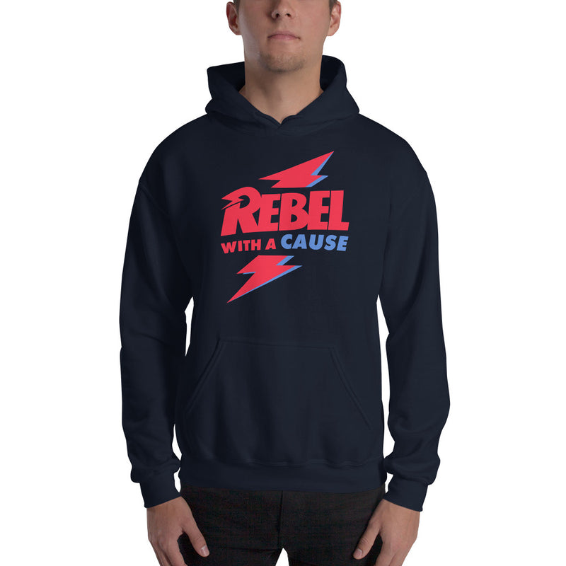 Load image into Gallery viewer, Rebel With A Cause Lightning- Unisex Hoodie
