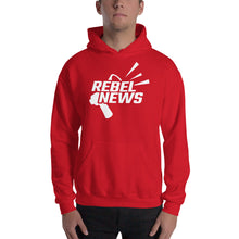 Load image into Gallery viewer, Rebel News Horn Logo- Unisex Hoodie
