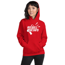Load image into Gallery viewer, Rebel News Horn Logo- Unisex Hoodie
