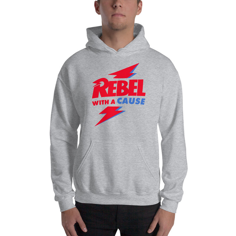 Load image into Gallery viewer, Rebel With A Cause Lightning- Unisex Hoodie
