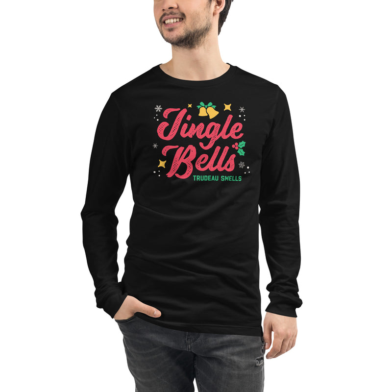 Load image into Gallery viewer, Jingle Bells Trudeau Smells- Unisex Long Sleeve Shirt
