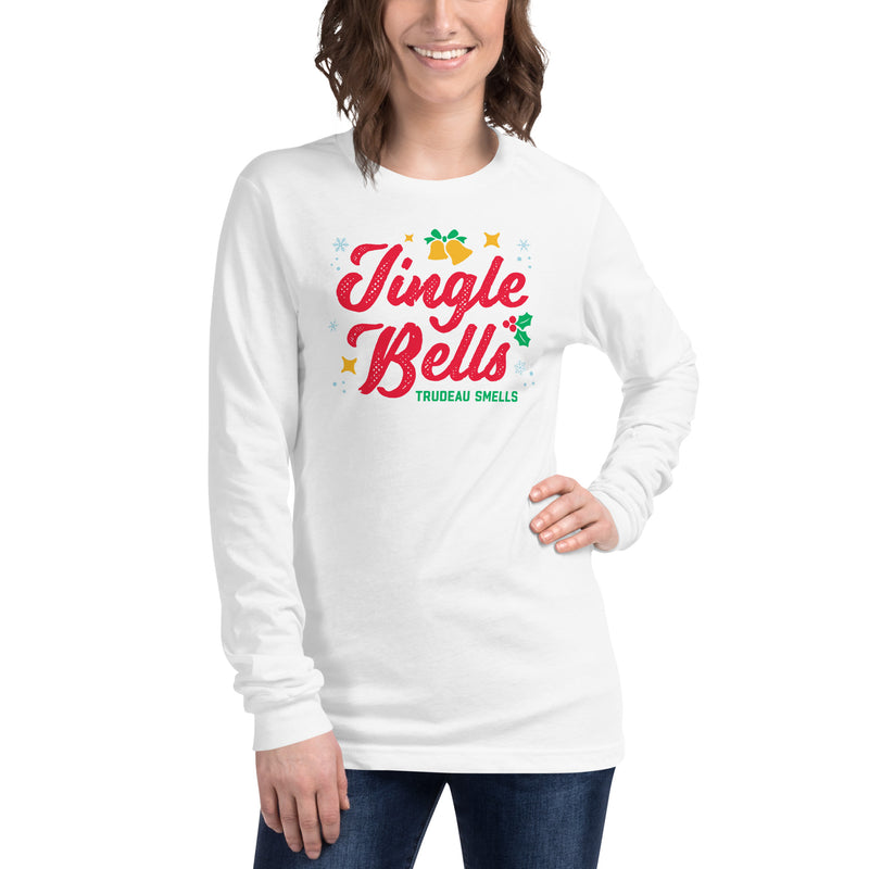 Load image into Gallery viewer, Jingle Bells Trudeau Smells- Unisex Long Sleeve Shirt
