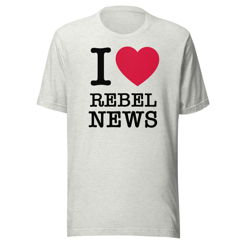 Load image into Gallery viewer, I Heart Rebel News- Unisex T-Shirt
