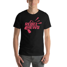 Load image into Gallery viewer, Rebel News Horn Logo- Unisex T-Shirt
