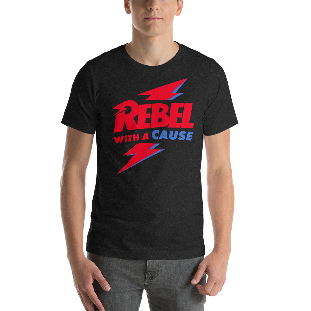 Rebel With A Cause Lightning- Unisex T-Shirt