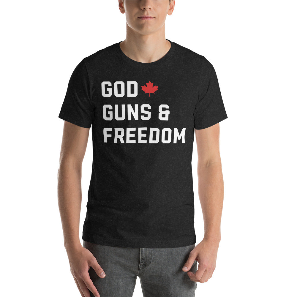 God, Guns & Freedom Canada- Unisex T-Shirt