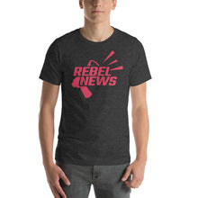 Load image into Gallery viewer, Rebel News Horn Logo- Unisex T-Shirt
