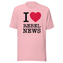 Load image into Gallery viewer, I Heart Rebel News- Unisex T-Shirt
