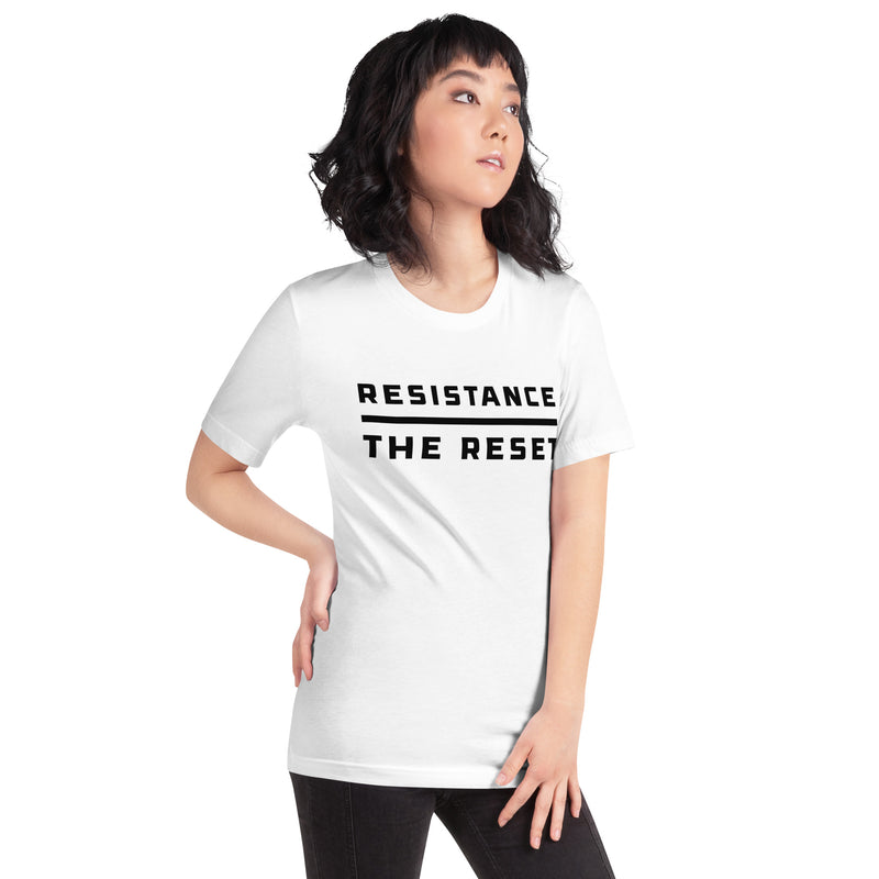 Load image into Gallery viewer, Resistance Over The Reset- Unisex T-Shirt
