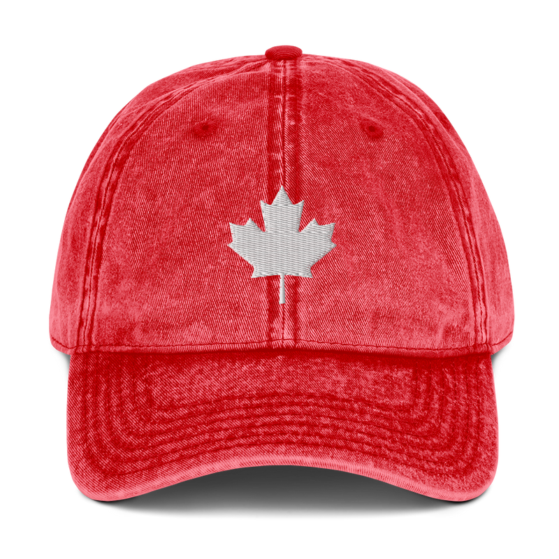 Load image into Gallery viewer, Maple Leaf Vintage Baseball Cap
