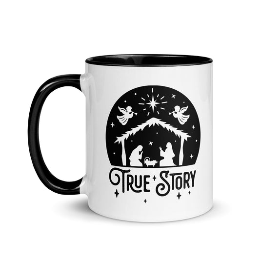 True Story Nativity Mug