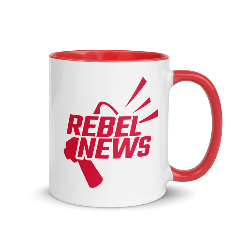 Load image into Gallery viewer, Rebel News with Horn Mug
