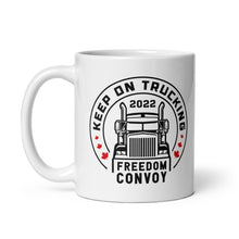 Load image into Gallery viewer, Keep On Trucking-White Glossy Mug
