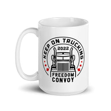 Load image into Gallery viewer, Keep On Trucking-White Glossy Mug
